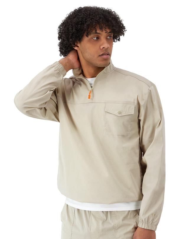 Mens Champion 1/4-Zip Top Nurture Green 2XL Product Image