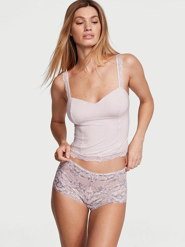 Modal & Lace Cropped Cami Set Product Image