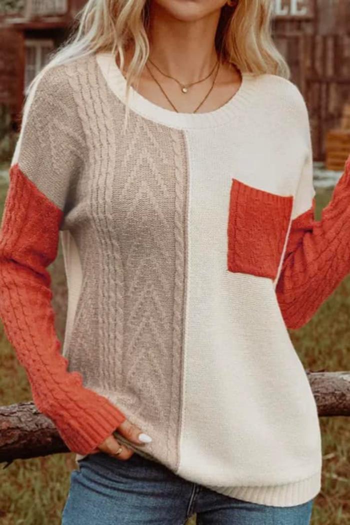 Color Block Sweater Product Image