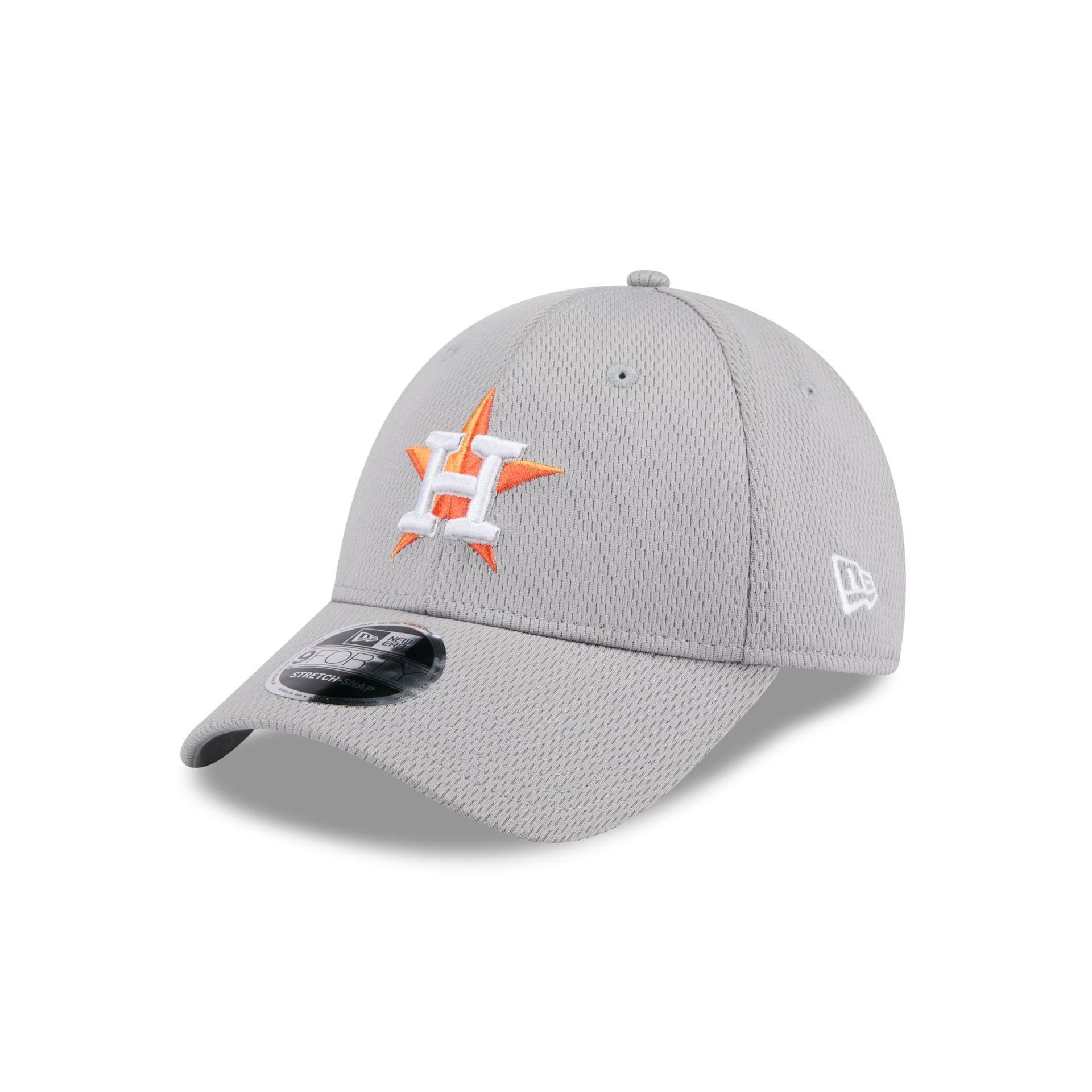 Houston Astros Gray 9FORTY Stretch-Snap Hat Male Product Image