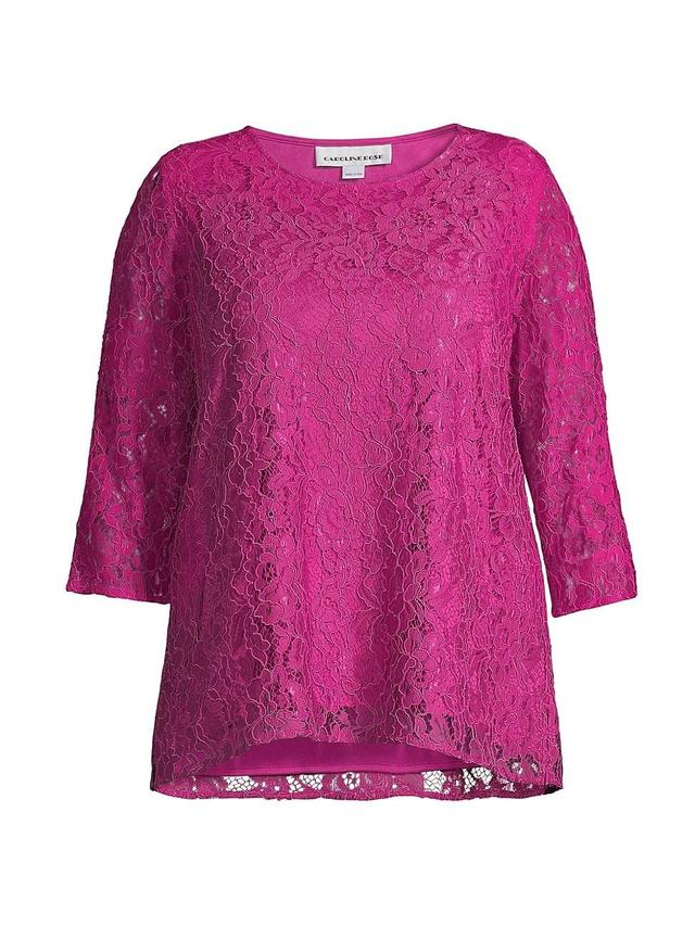 Womens Flora Lace Relaxed-Fit Tunic Product Image