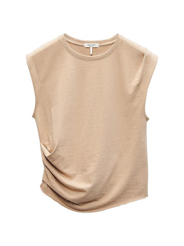 Womens Mica Cropped Tank Top Product Image