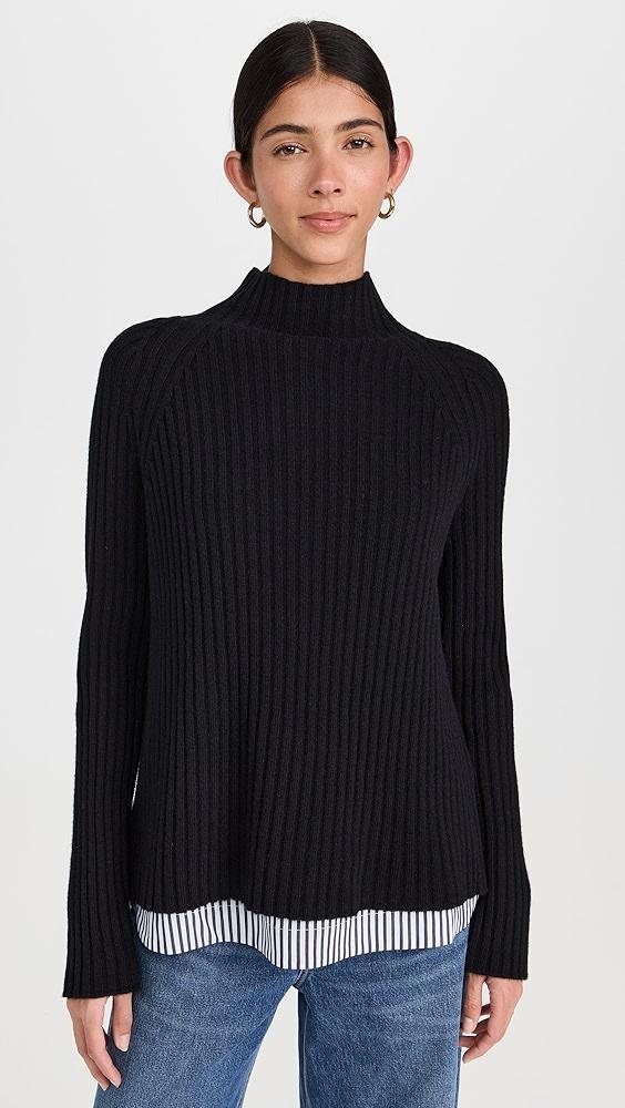 MEIMEIJ Combo Fabric Sweater | Shopbop Product Image