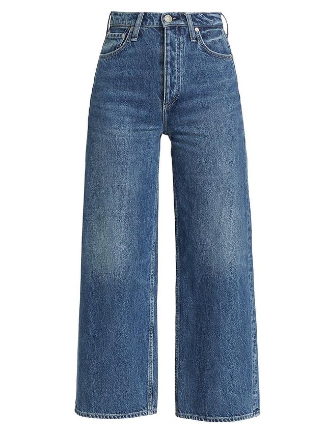 Womens Andi High-Rise Wide-Leg Jeans Product Image