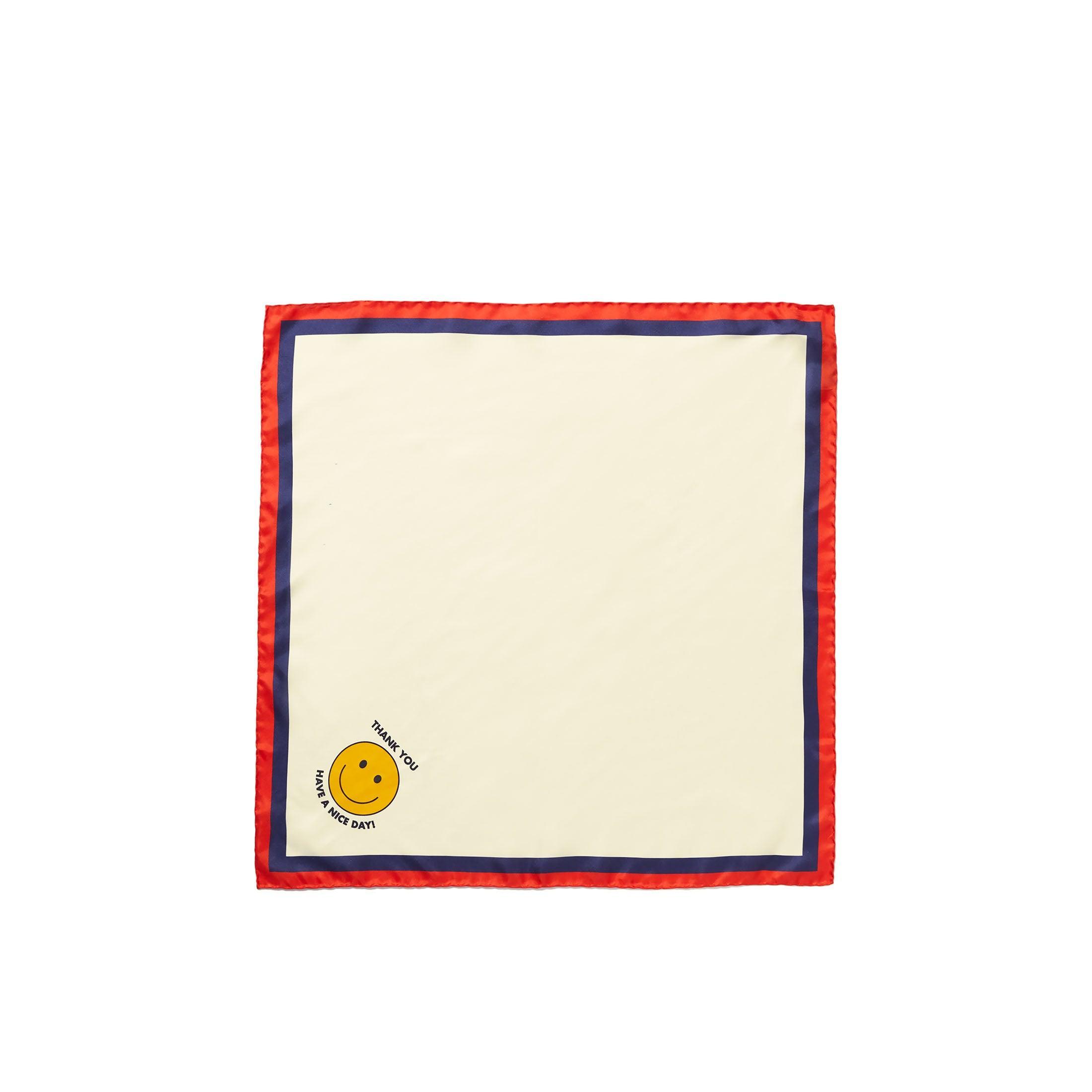 The Silk Mischa Take Out Scarf - Cream/Navy/Poppy Female Product Image