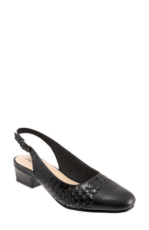 Trotters Dea Woven Slingback Pump Product Image