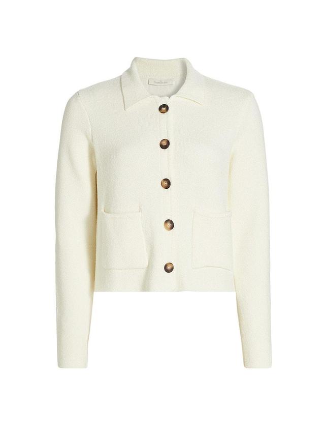 Womens The Annabel Cotton-Blend Knit Jacket Product Image