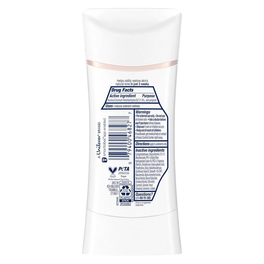 Dove Beauty Even Tone Rejuvenating Blossom 48-Hour Women's Antiperspirant & Deodorant Stick - 2.6oz Product Image