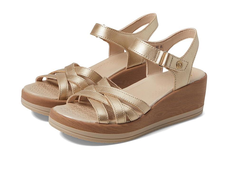 Bzees Rhythm Womens Strappy Wedge Sandals Clrs Product Image