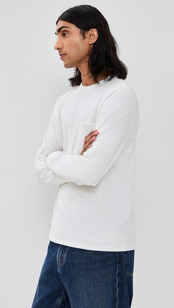 Vince Sueded Jersey Pocket Crew Tee | Shopbop Product Image