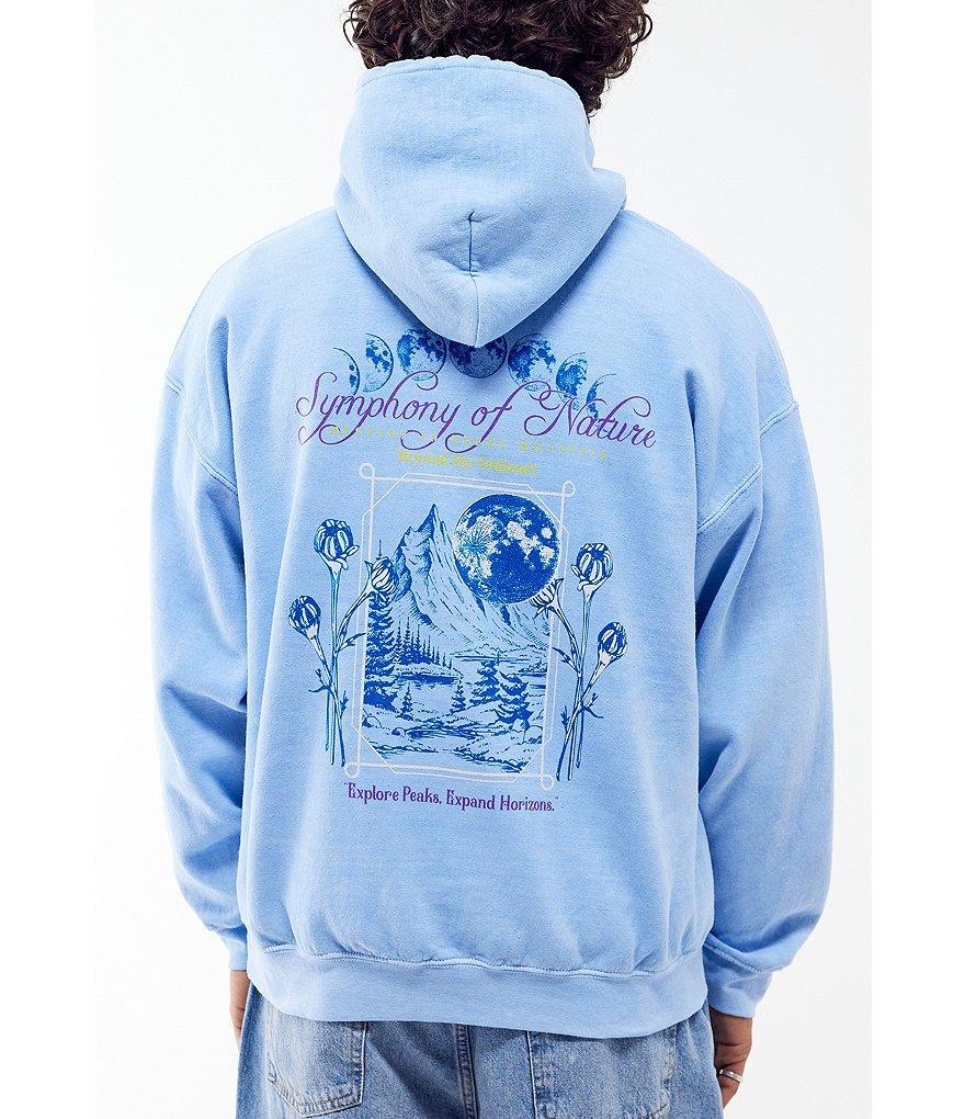 BDG Urban Outfitters Long Sleeve Symphony Of Nature Graphic Fleece Hoodie Product Image