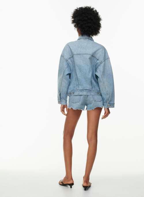 the 90s vintage cut-off denim short Product Image