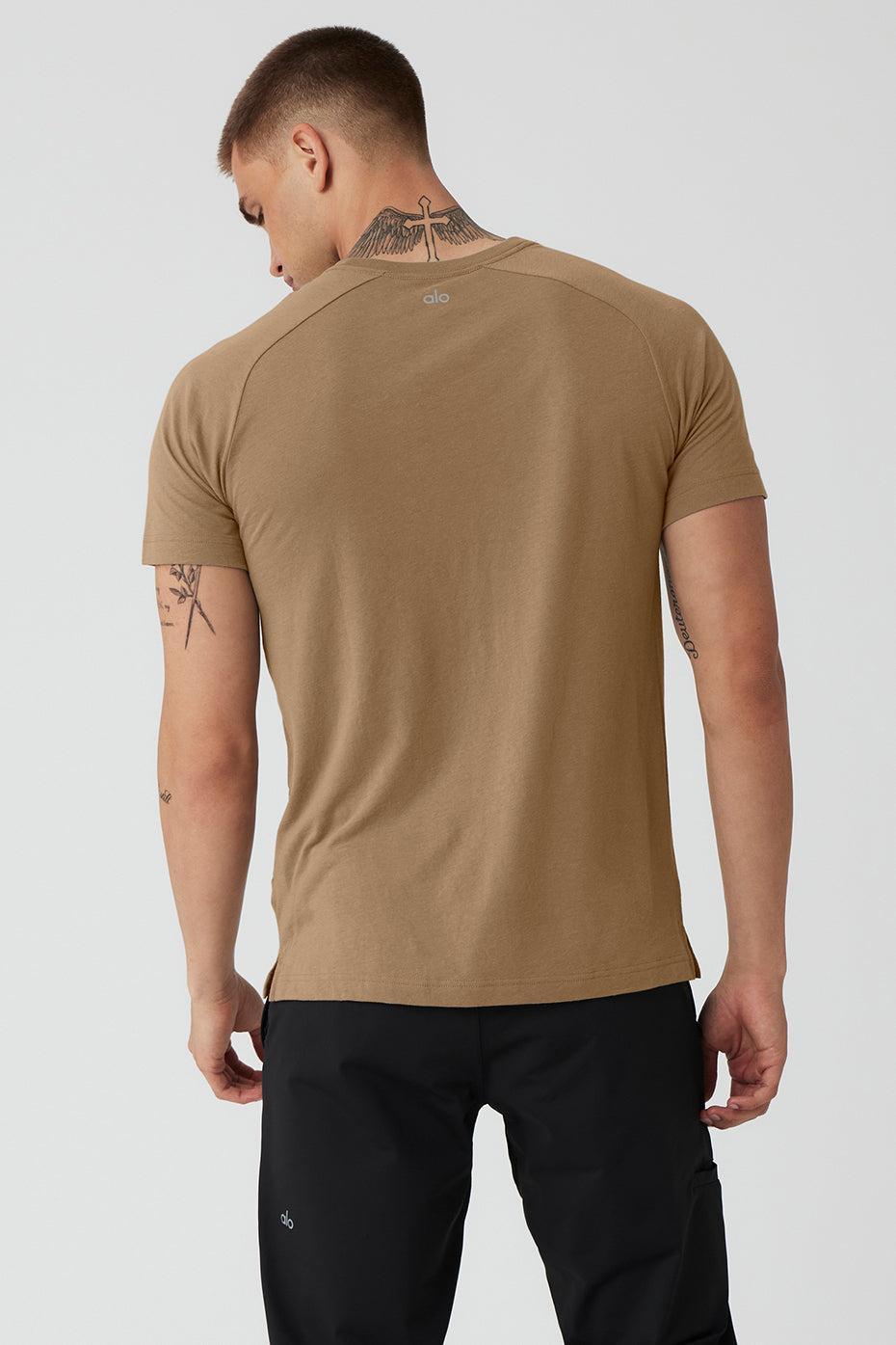 The Triumph Crew Neck Tee - Gravel Product Image