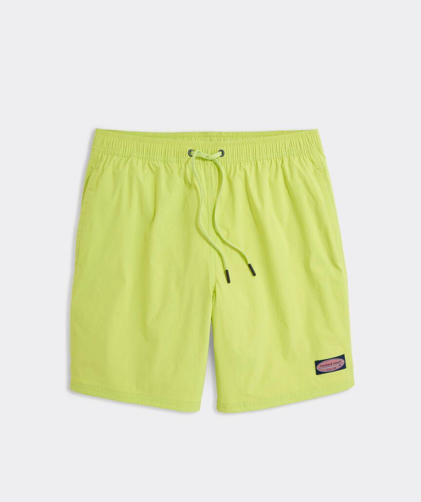 7 Inch Solid Chappy Swim Trunks Product Image