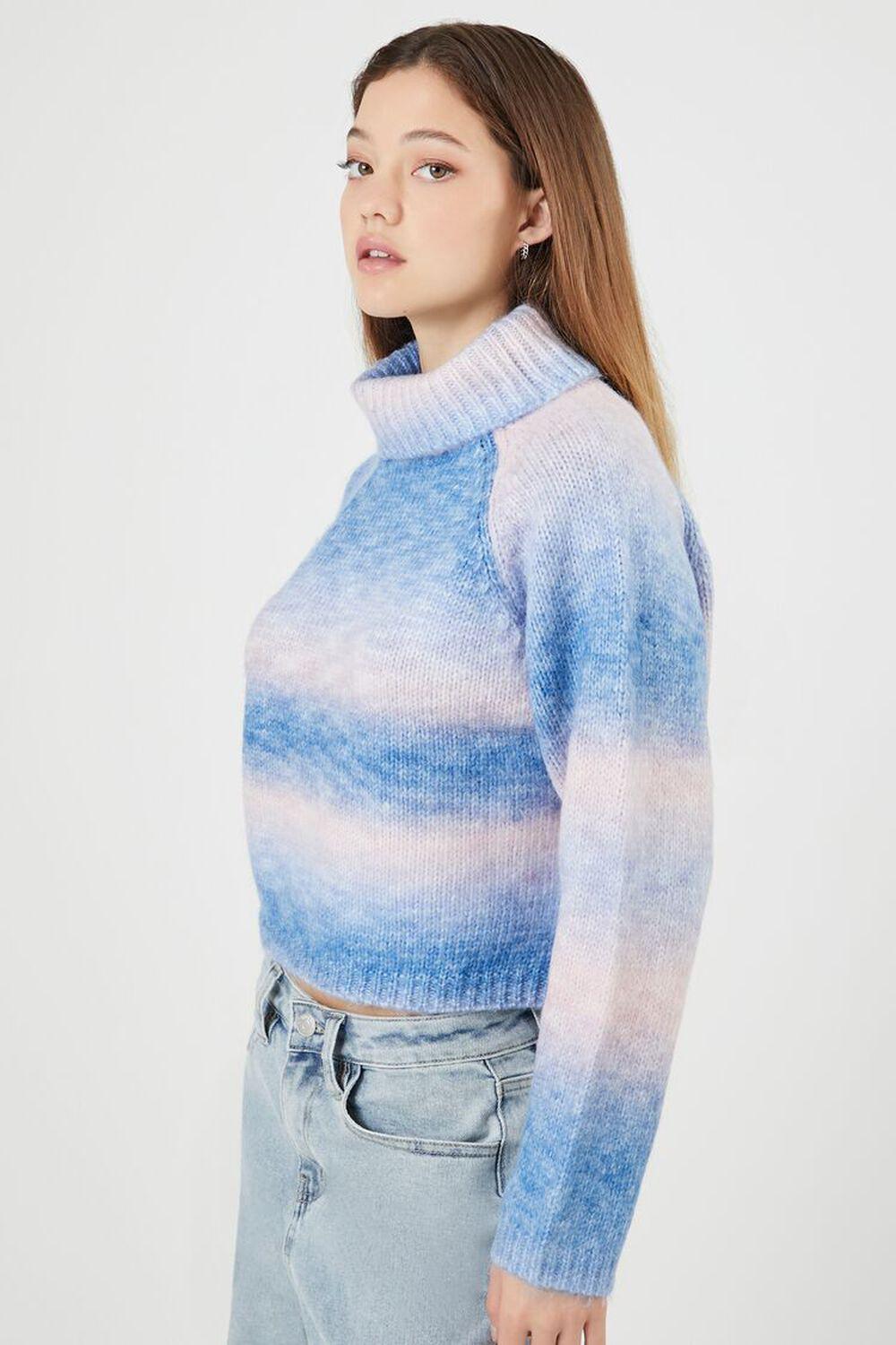 Gradient Striped Turtleneck Sweater | Forever 21 Product Image