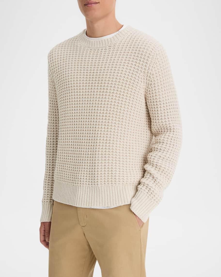 Men's Macro Waffle Cashmere Sweater Product Image