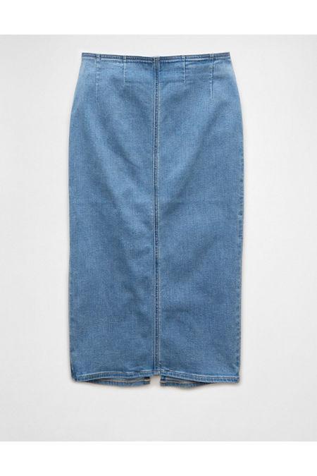 AE Next Level Highest Waist Denim Midi Skirt Women's product image