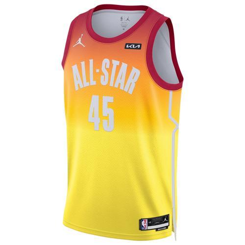 Jordan Mens Jordan Jazz ASW Swingman Jersey - Mens Red/Orange Product Image