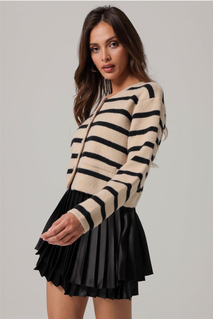 Benni Stripe Cardigan Product Image