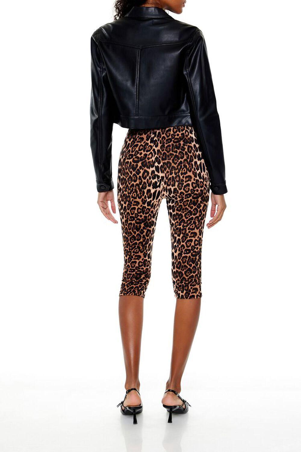 Leopard Print Capri Leggings | Forever 21 Product Image