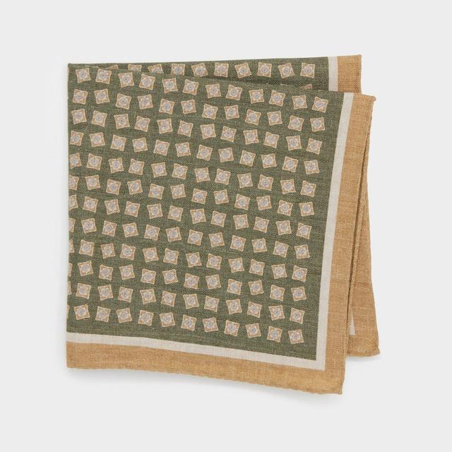 Italian Pocket Square in Quad Motif Product Image