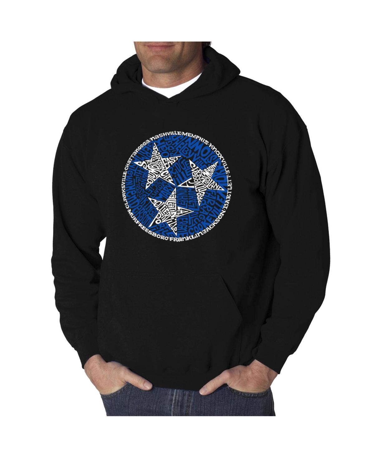 La Pop Art Mens Tennessee Tristar Word Art Hooded Sweatshirt Product Image