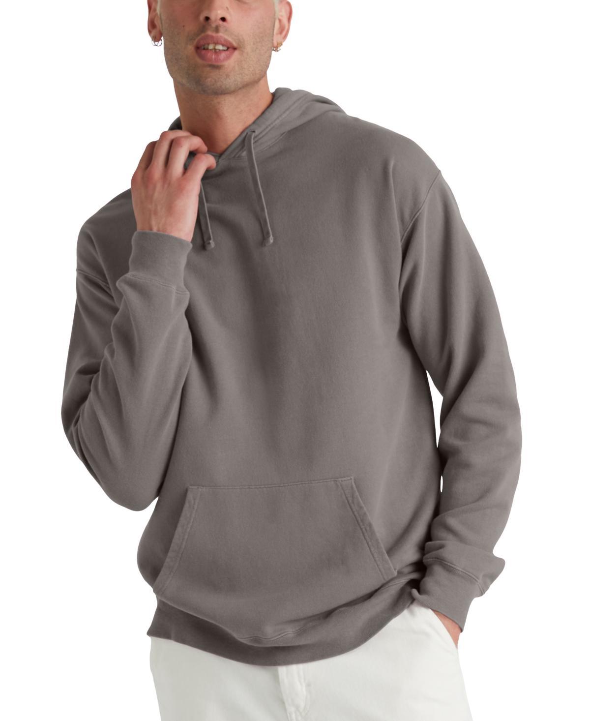 Mens Hanes Originals Garment Dyed Fleece Pullover Hoodie Product Image