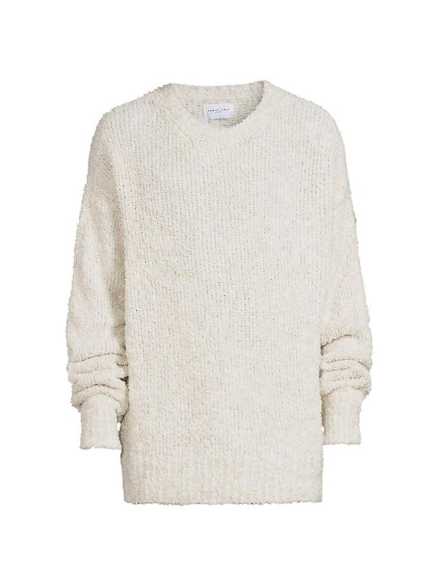 Mens Boucle Crewneck Sweater Product Image