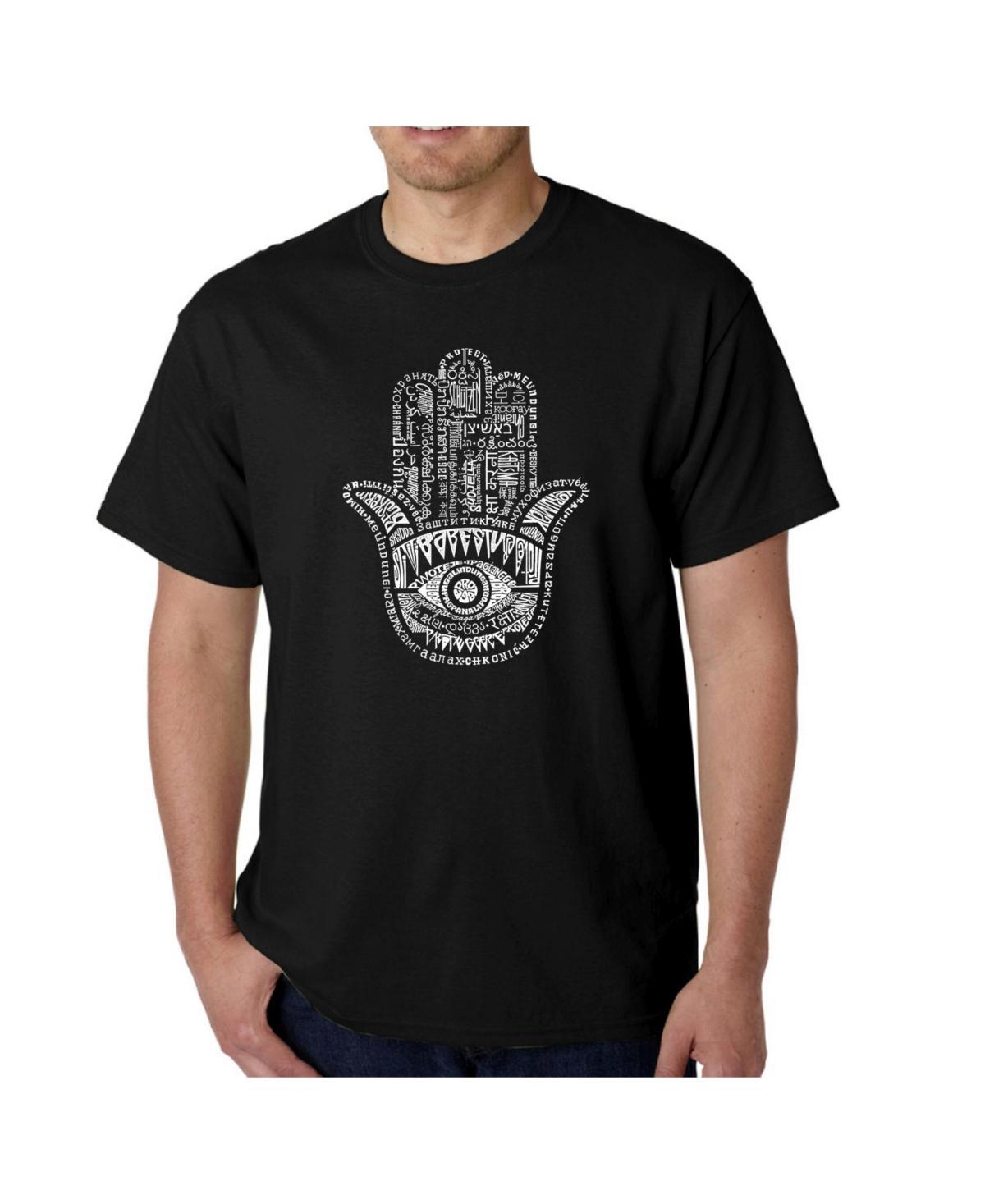 La Pop Art Mens Word Art T-Shirt - Hamsa Product Image