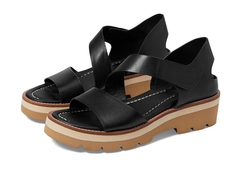 Sofft Pru Asymmetrical Leather Platform Sandals Product Image