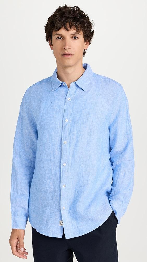 Fair Harbor The Island Long Sleeve Linen Shirt | Shopbop Product Image