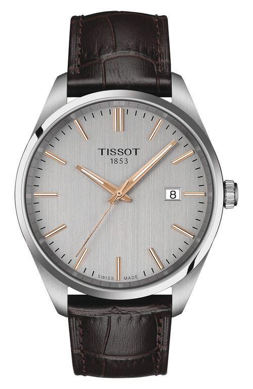 Tissot PR 100 Classic Leather Strap Watch, 40mm Product Image