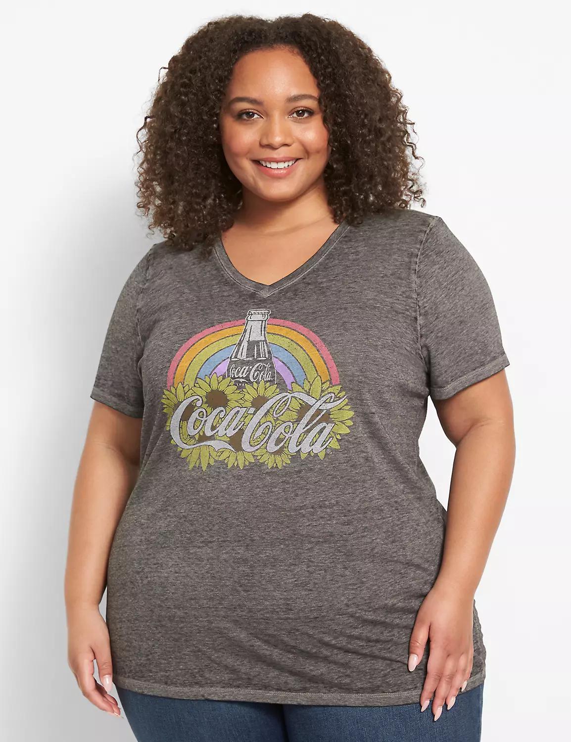 Floral Coca-Cola Graphic Tee Product Image