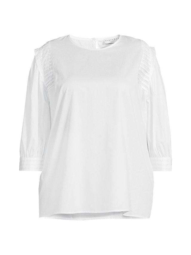 Womens Plus Delaney Cotton Blouse Product Image