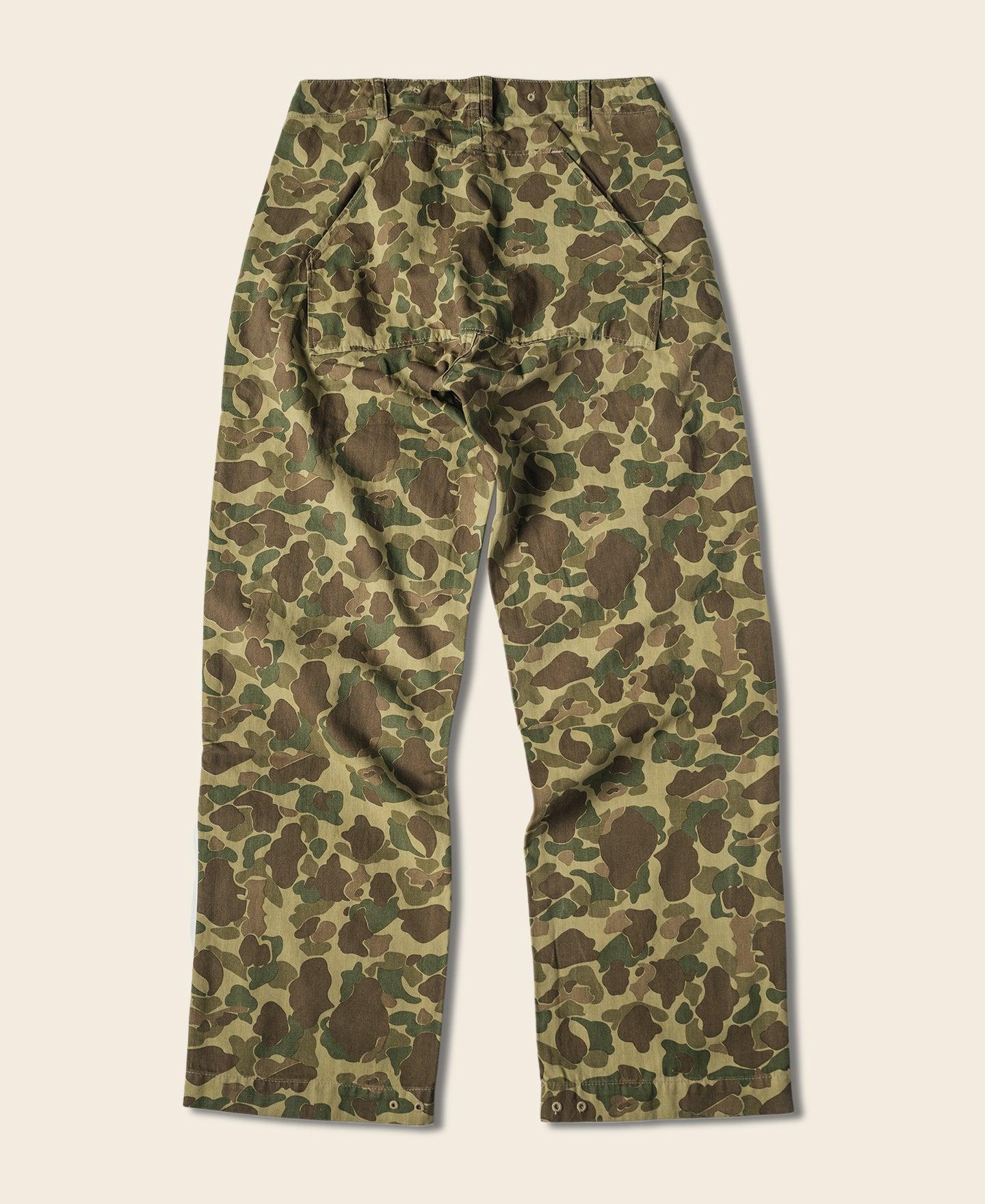 US Army M-1943 Herringbone Cotton Camouflage Pants (Modified) Product Image