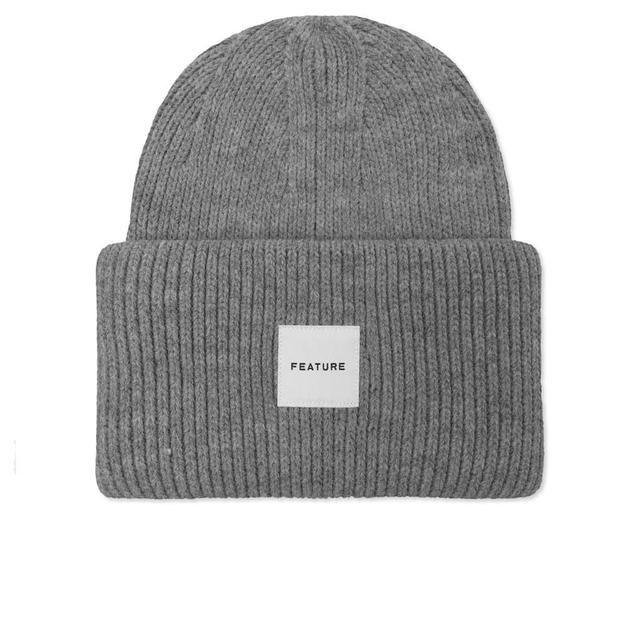 Oversized Beanie - Grey Male Product Image