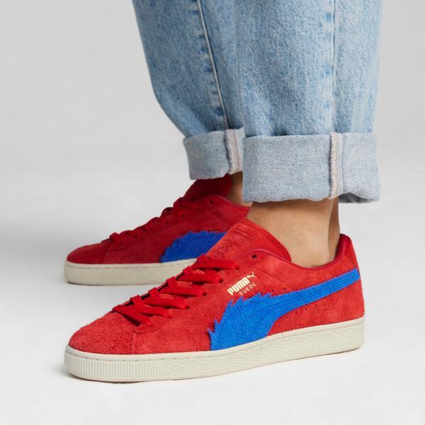 PUMA x ONE PIECE Suede Buggy Men's Sneakers in For All Time Red/Ultra Blue Product Image