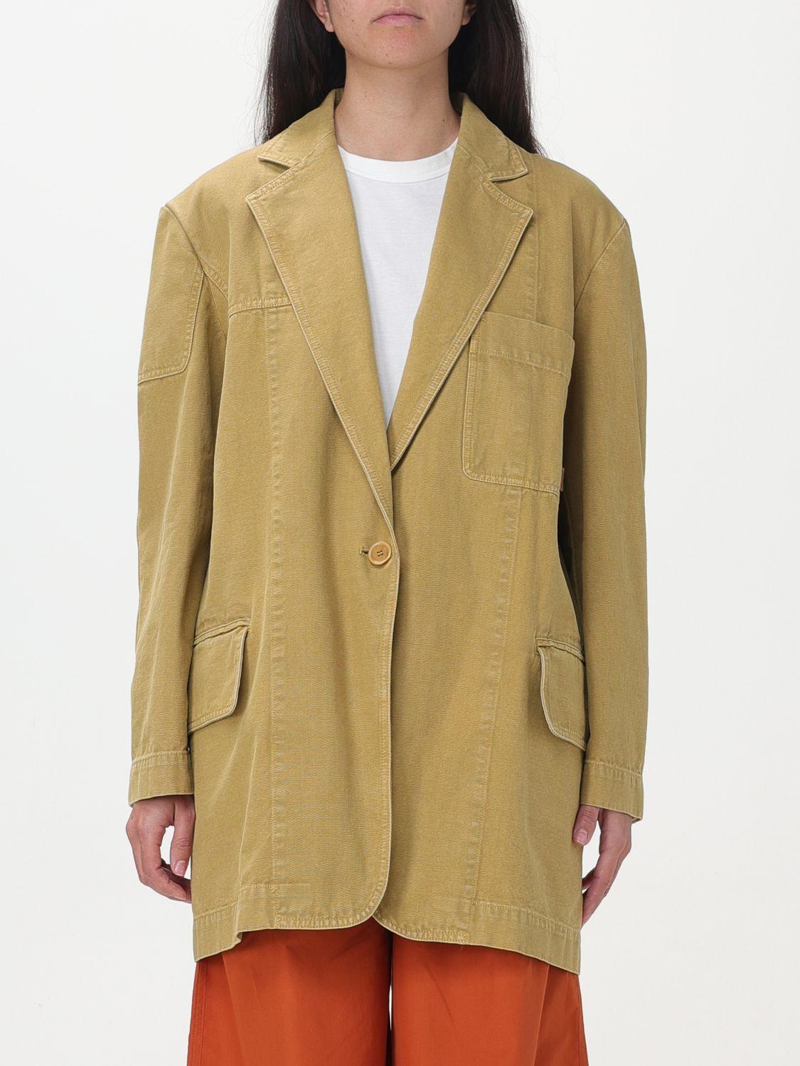 Jacket  Woman Color Mustard In Gold Product Image