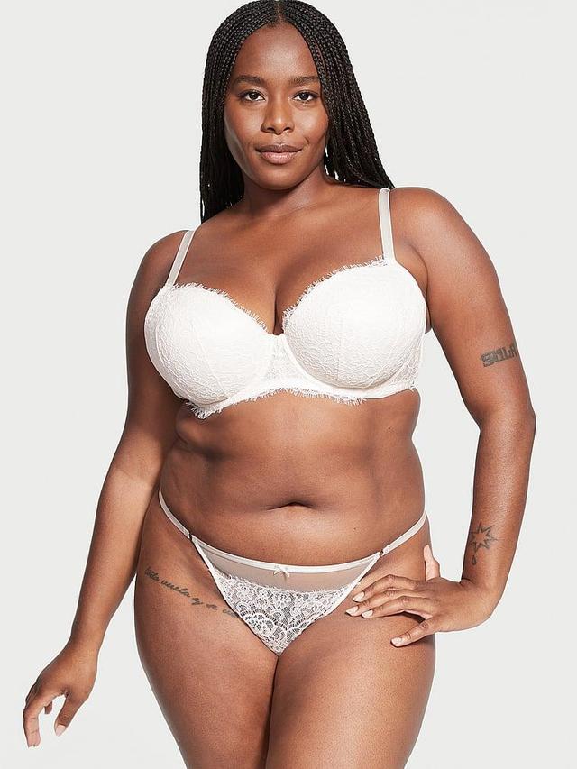 Lightly Lined Lace Demi Bra Product Image