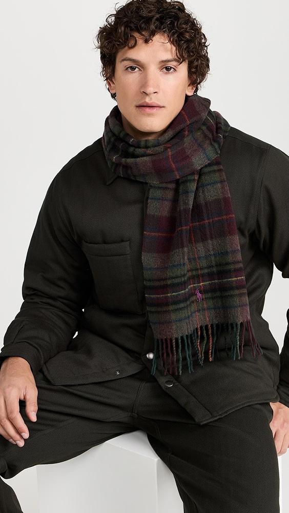 Polo Ralph Lauren Cashmere Blend Plaid Scarf | Shopbop Product Image