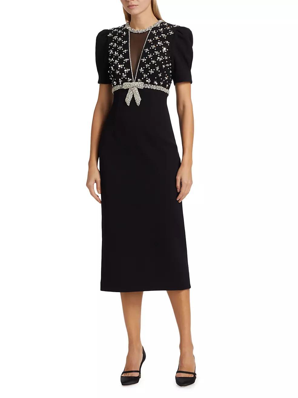 Arianna Embellished Midi-Dress Product Image