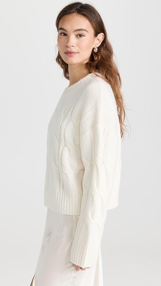 Sablyn Cable Knit Cashmere Sweater | Shopbop Product Image