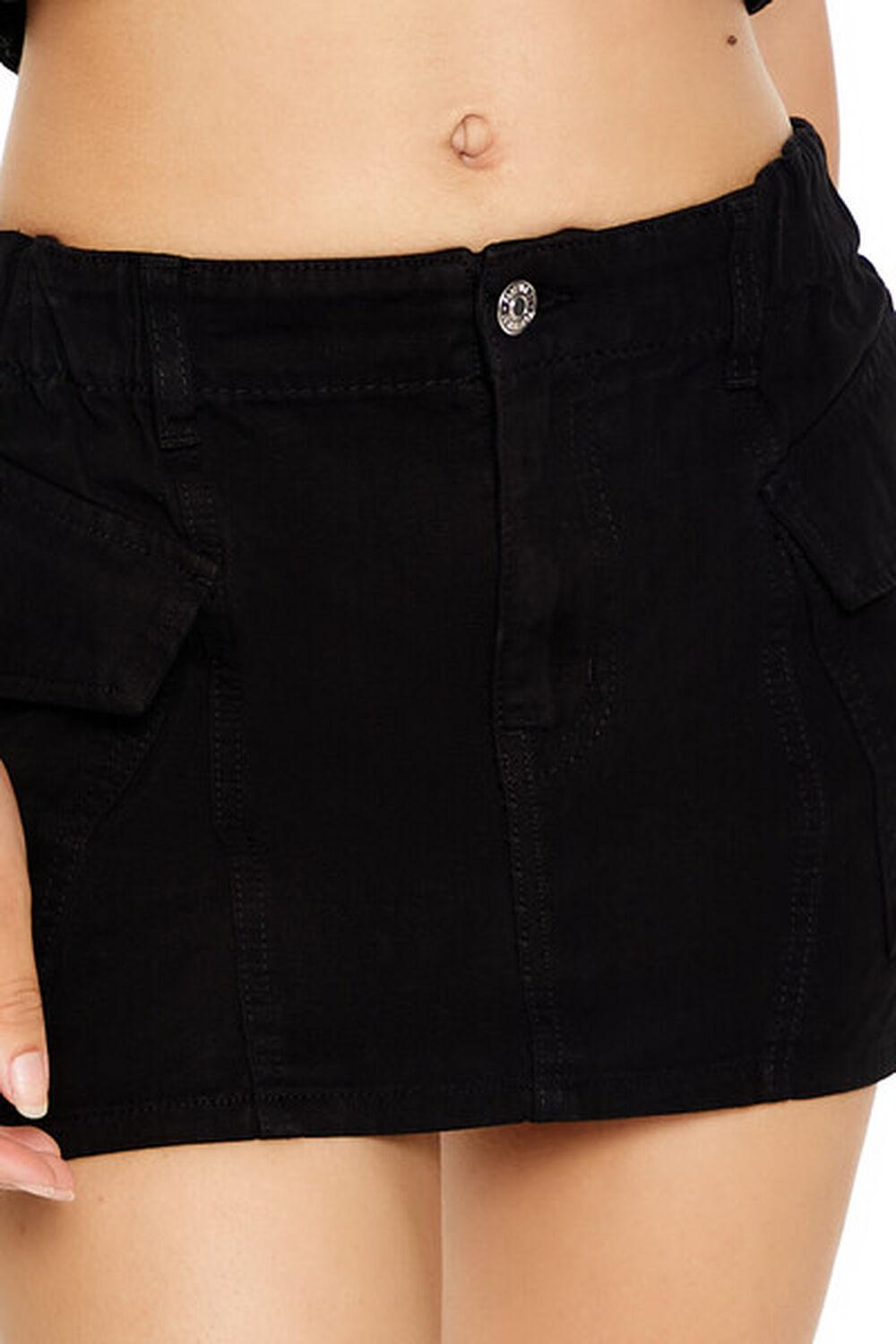 Twill Cargo Mini Skirt | Forever 21 Product Image