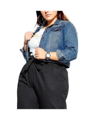 Plus Size Classic Denim Jacket product image