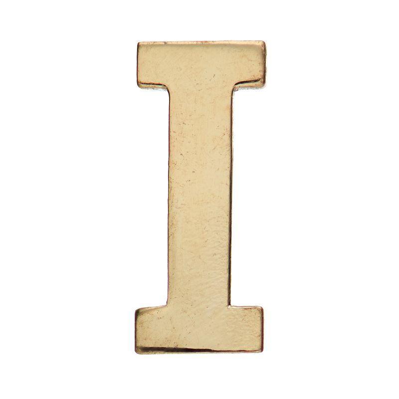 Au Naturale 14k Gold Initial Single Stud Earring, Womens Product Image