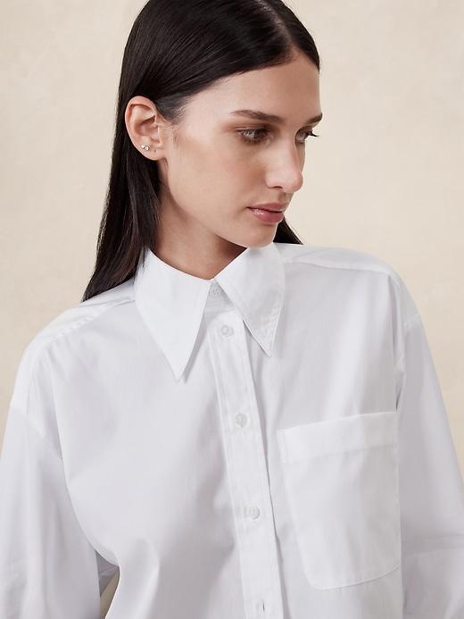 The Boxy Crop Shirt Product Image