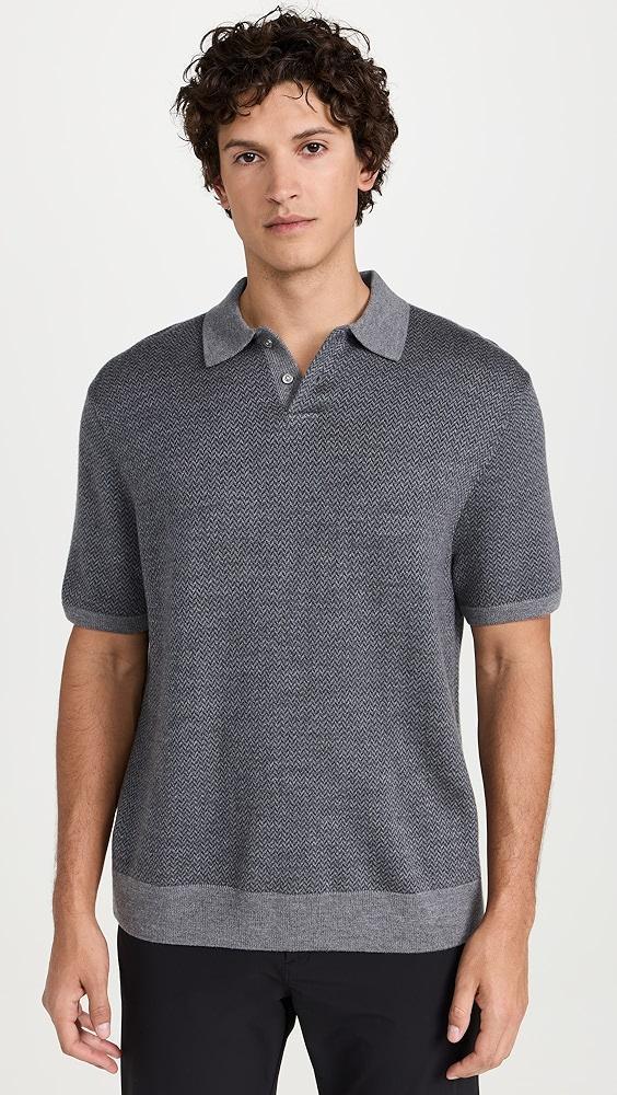 RLX Merino Wool Herringbone Sweater Polo | Shopbop Product Image