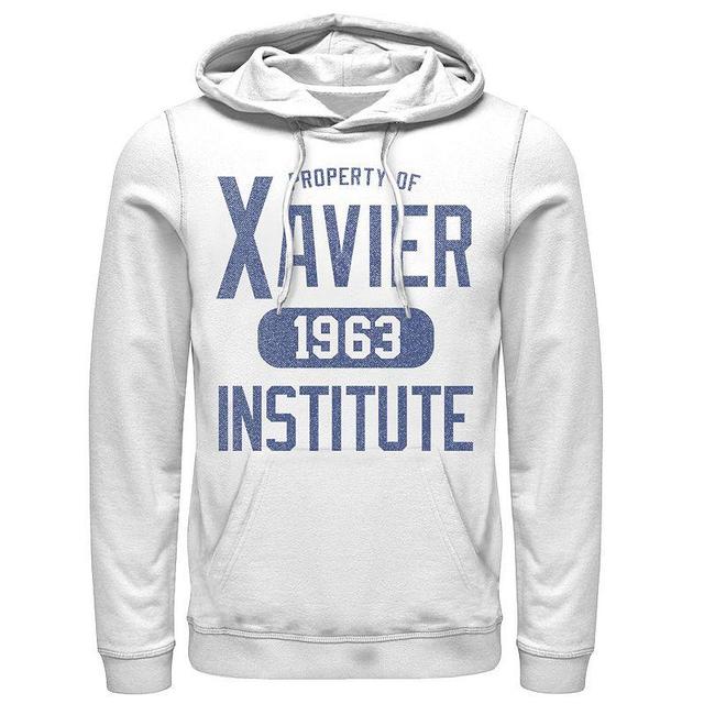 Mens Marvel X-Men Xavier Institute 1963 Campus Property Hoodie White Product Image