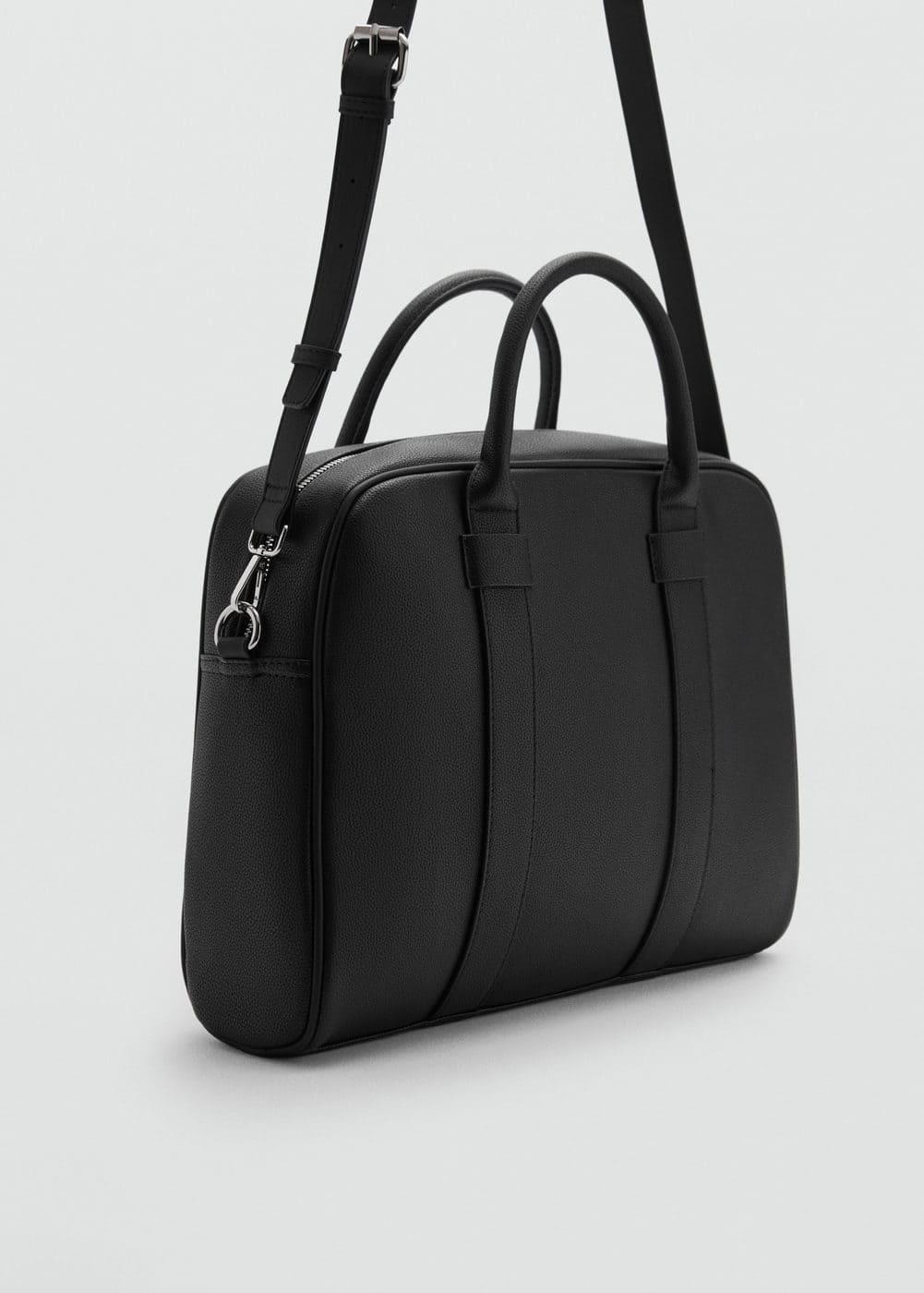 MANGO MAN - Leather-effect briefcase - One size - Men Product Image