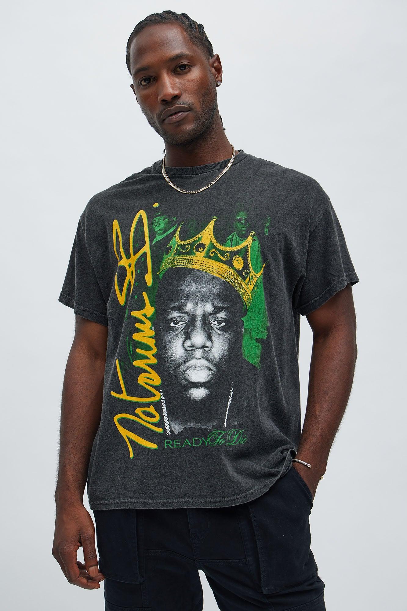 Notorious BIG GOAT Oversized Short Sleeve Tee - Black Product Image